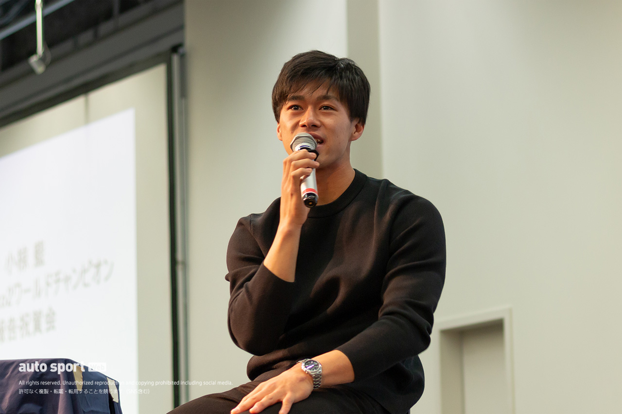 小椋藍、誕生日にMoto2タイトル獲得の祝賀会を開催。「夢に見た舞台を自分らしさ全開で戦いたい」