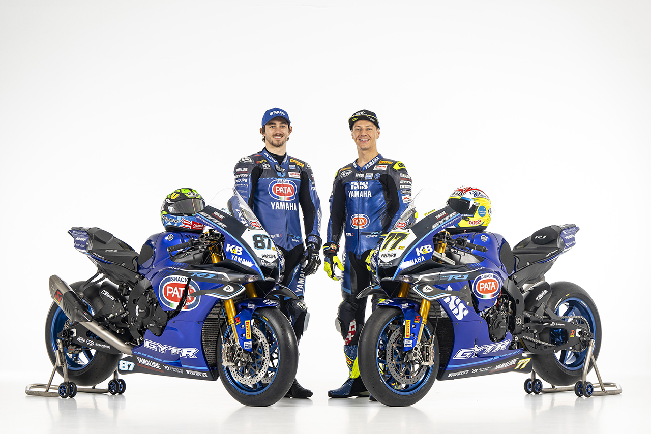 SBK：ヤマハが2025年の体制を発表。2チーム4台におけるYZF-R1のカラーリングをお披露目