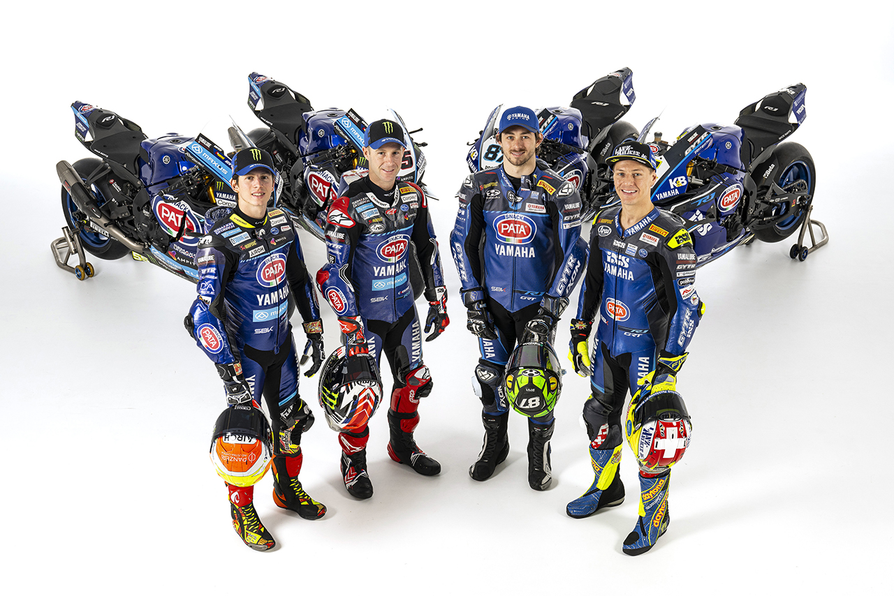 ちえ SBK：ヤマハが2025年の体制を発表。2チーム4台におけるYZF-R1の