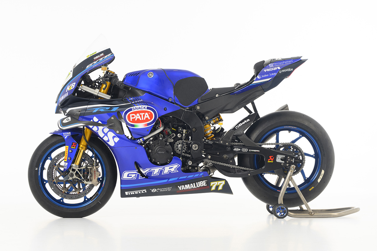 SBK：ヤマハが2025年の体制を発表。2チーム4台におけるYZF-R1のカラーリングをお披露目