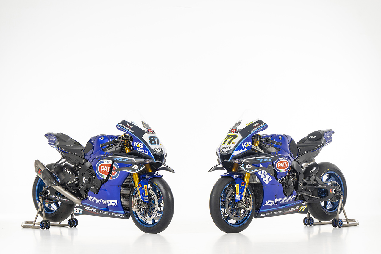 SBK：ヤマハが2025年の体制を発表。2チーム4台におけるYZF-R1のカラーリングをお披露目