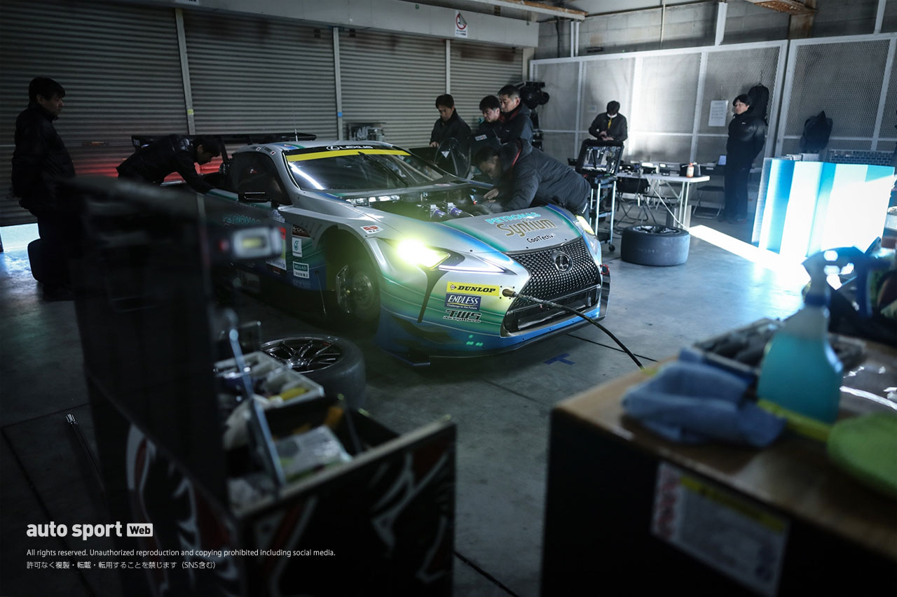 LM corsaのニューマシンLC500 GTが岡山でシェイクダウン！ ノートラブルで好印象を得る