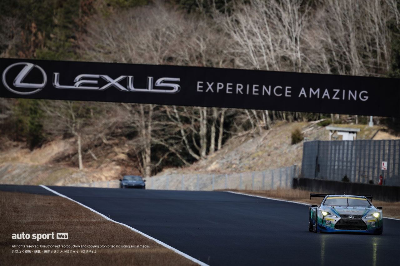 LM corsaのニューマシンLC500 GTが岡山でシェイクダウン！ ノートラブルで好印象を得る