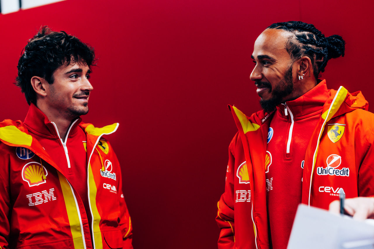 ルイス・ハミルトンとシャルル・ルクレール