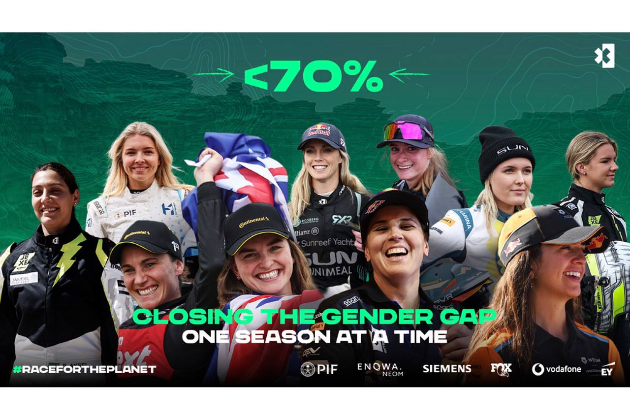 男女平等の精神を掲げたシリーズはタイム格差を70％短縮。昨季ペース差も36％縮まる／エクストリームE