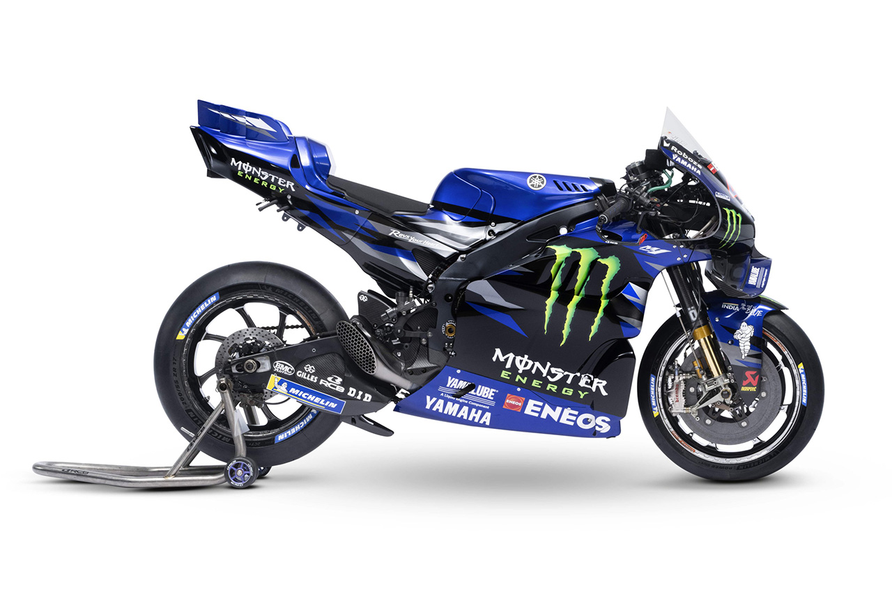 モンスターエナジー・ヤマハMotoGP、2025年のカラーリングを披露。新体制で復権狙う