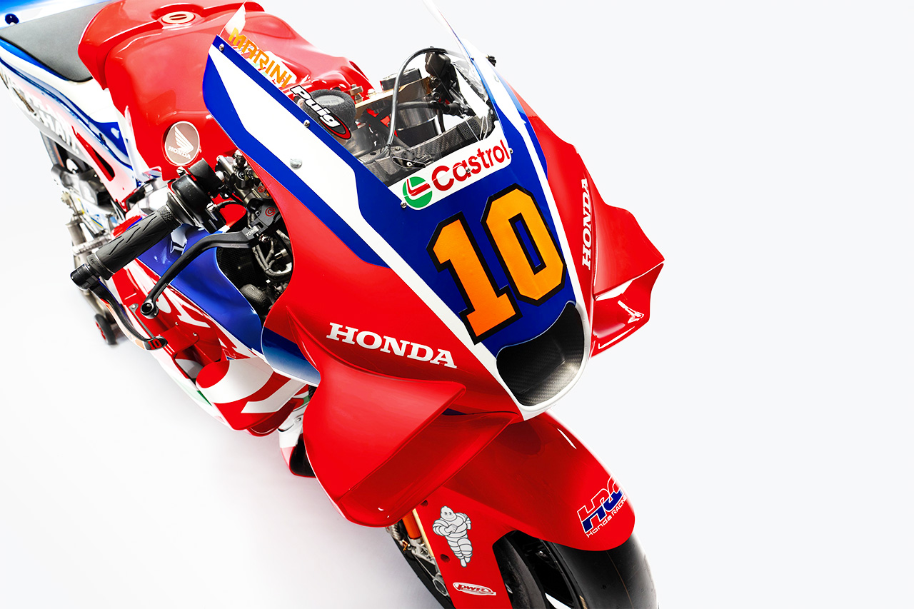 ホンダHRCが2025年型RC213Vをお披露目。レプソル離脱で新たにカストロールを迎える