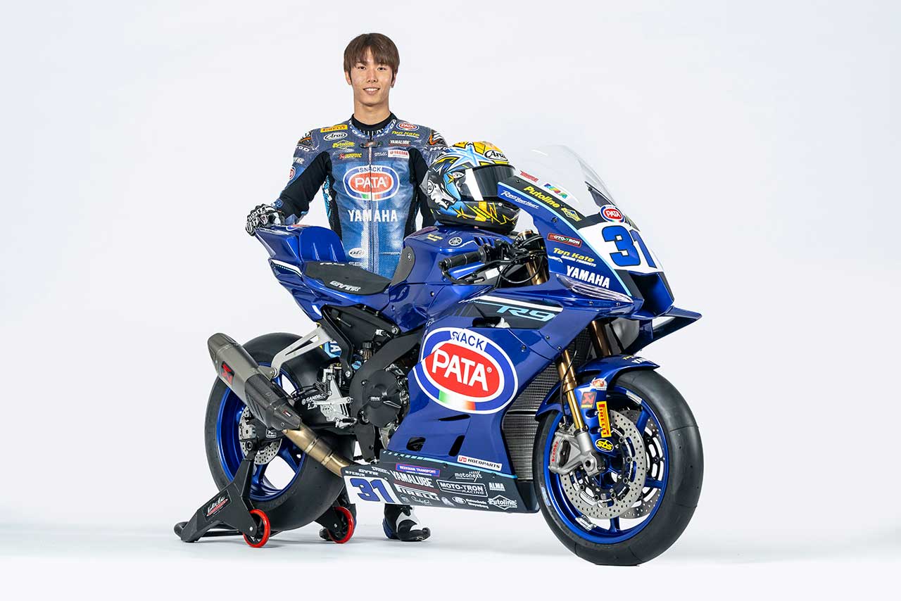 ヤマハ、WorldSSPで使用する3チームのYZF-R9を公開。岡本裕生はゼッケン31を選択