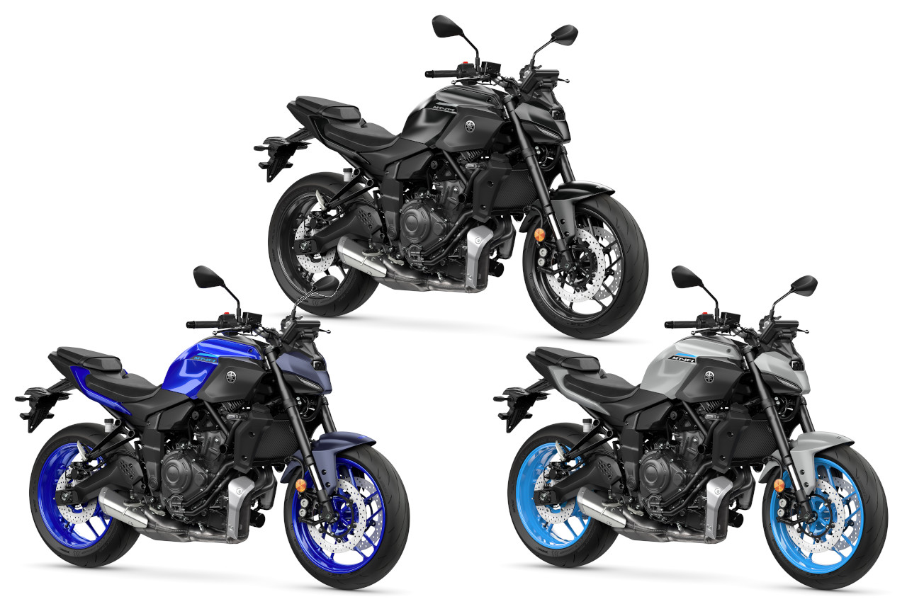 ヤマハMT-07がモデルチェンジ。クラッチ操作不要の『Y-AMT』搭載車とともに、2月末発売へ
