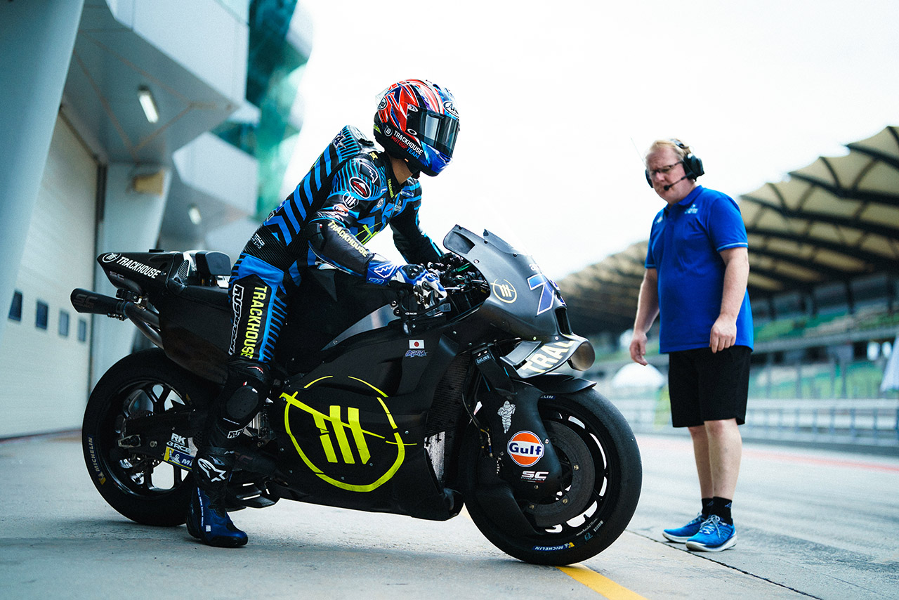 小椋藍（トラックハウスMotoGPチーム）／2025MotoGPマレーシア公式テスト