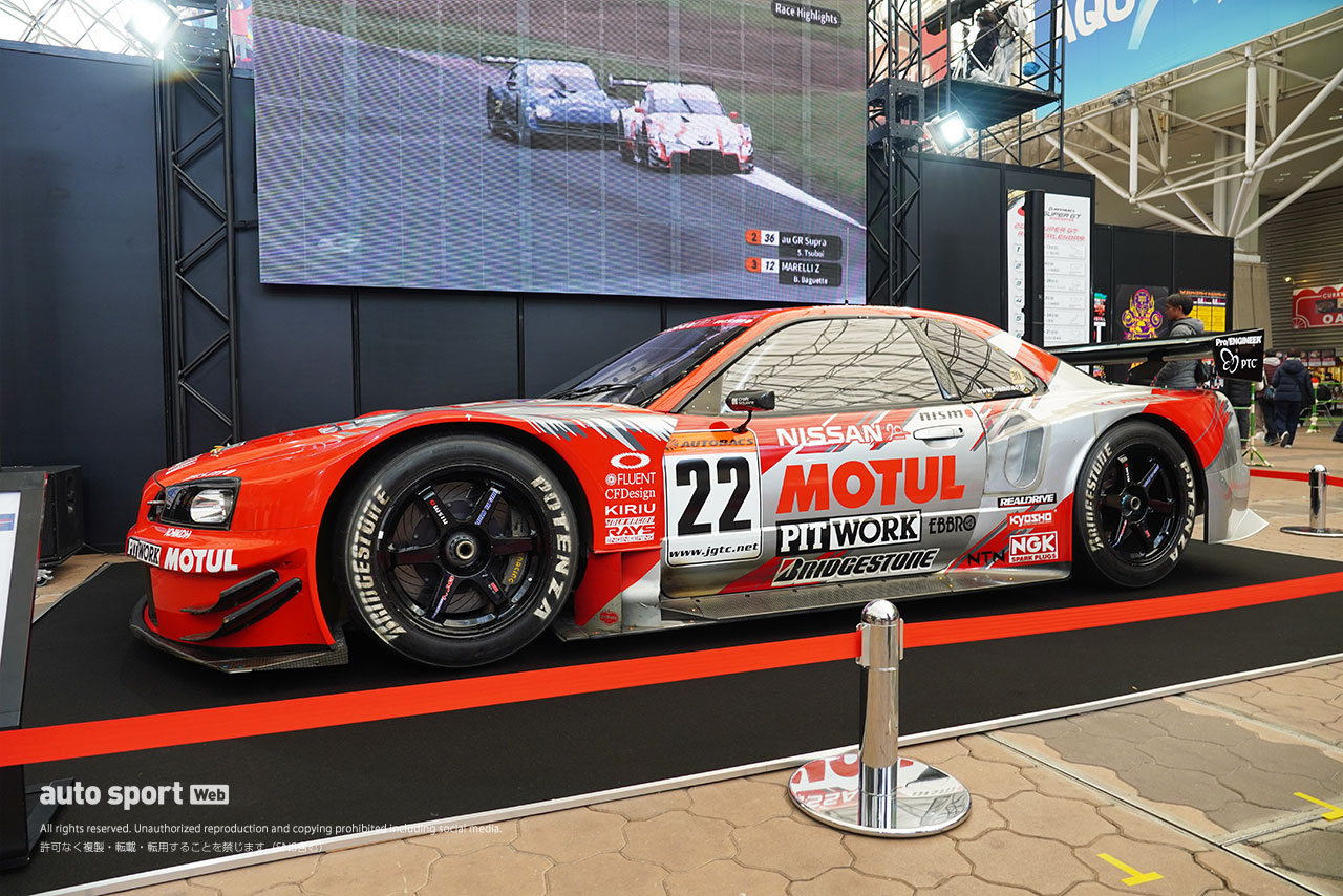 大阪オートメッセ2025で展示された2003年の22号車MOTUL PITWORK GT-R