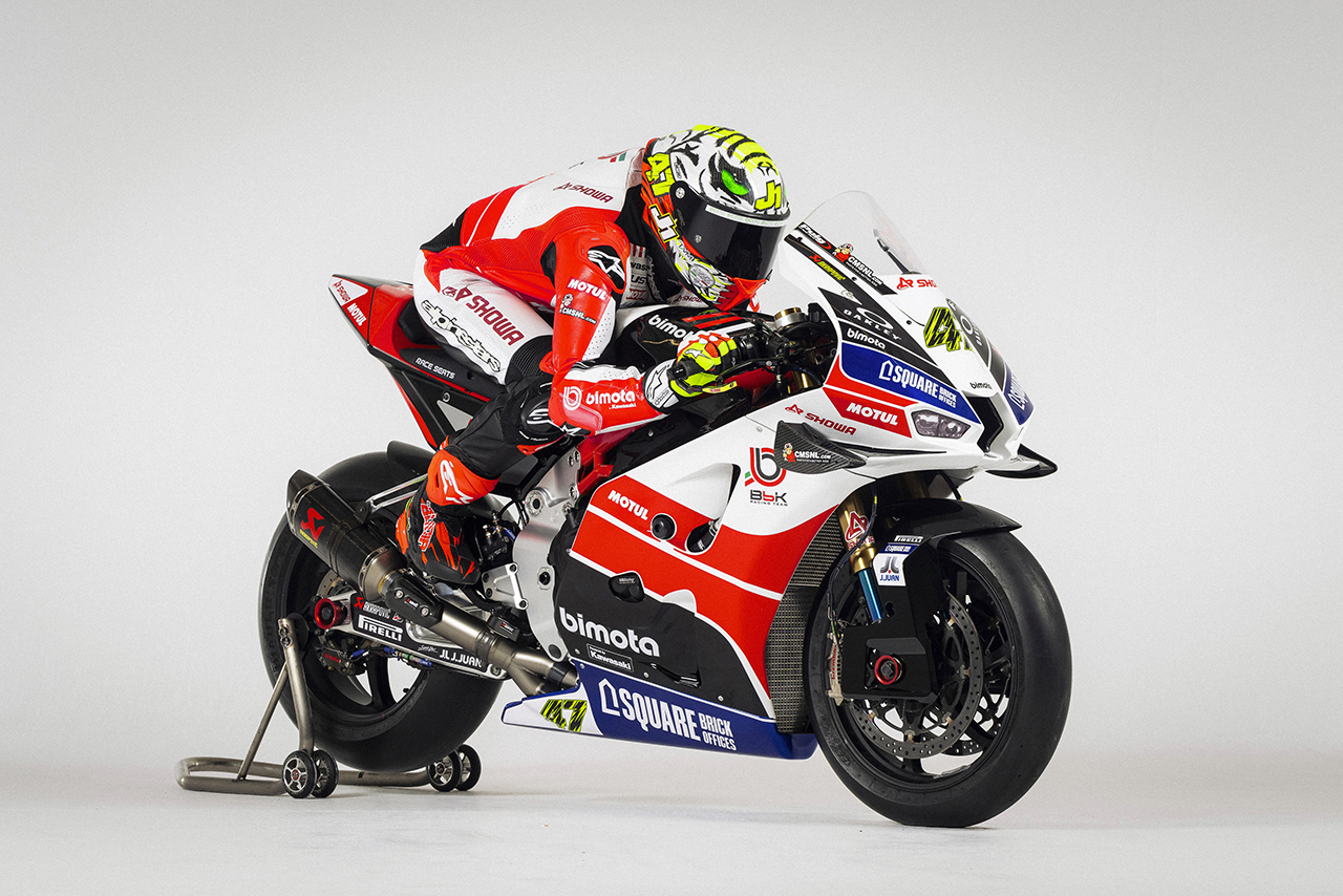 SBK：ビモータ・カワサキが2025年仕様のKB998をお披露目。ロウズとバッサーニのコンビ継続