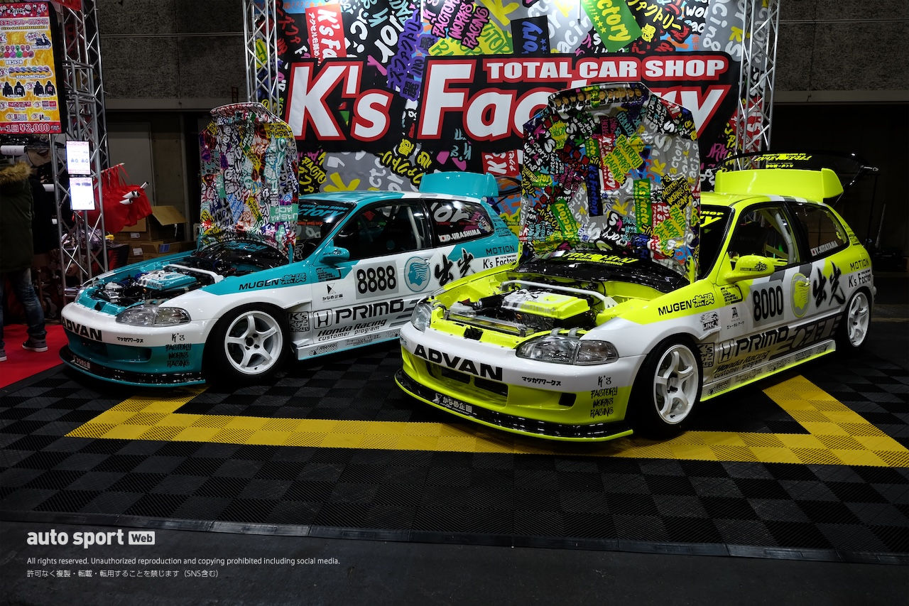 “大阪”らしいホンダ・シビックに謎のJGTCシルビア。ミャクミャクも参戦しOAM開幕【大阪オートメッセ2025写真日記】