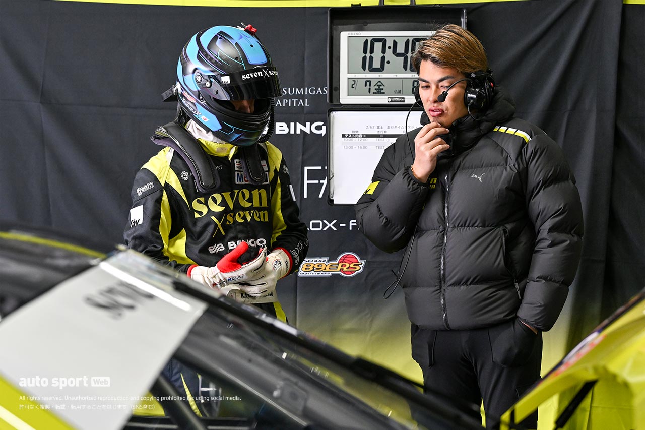 seven x seven Racing、富士で充実のGT300初テストを終える「メチャクチャ感触ありますよ」