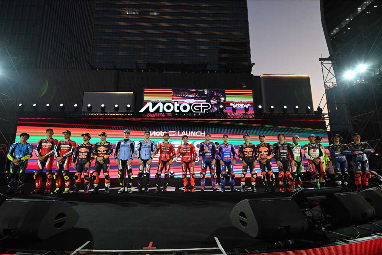 MotoGPがタイ・バンコクで史上初のシーズンローンチ開催。記念撮影やファンとの交流で大盛況に