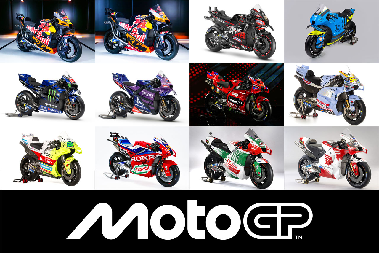 【マシンギャラリー】MotoGPマシンの2024年と2025年のカラーリング見比べ