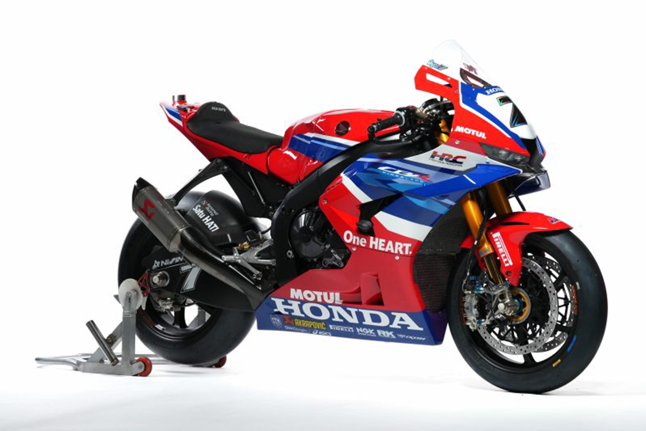 SBK：ホンダ、ワークスチーム名を変更。トリコロール継続の2025年型CBR1000RR-Rを公開