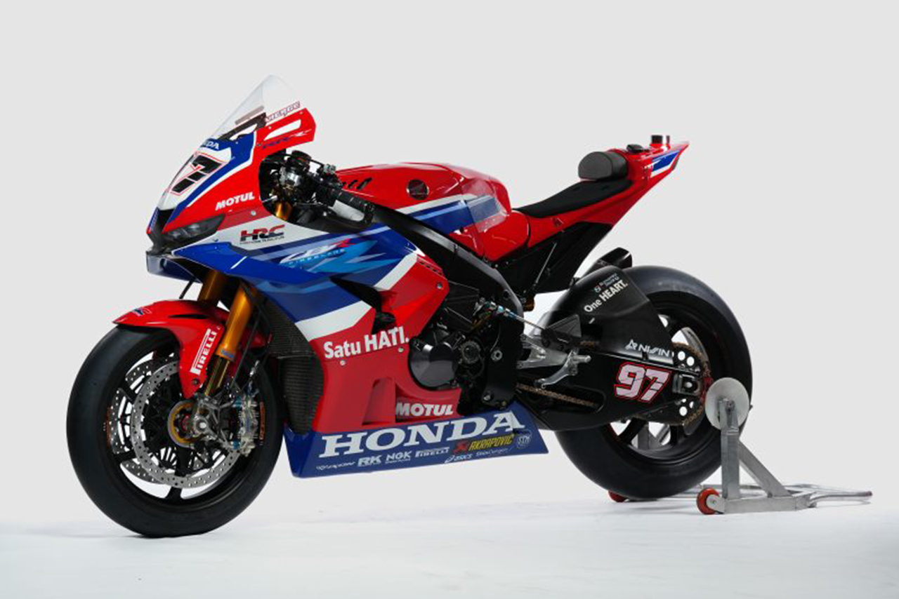 SBK：ホンダ、ワークスチーム名を変更。トリコロール継続の2025年型CBR1000RR-Rを公開