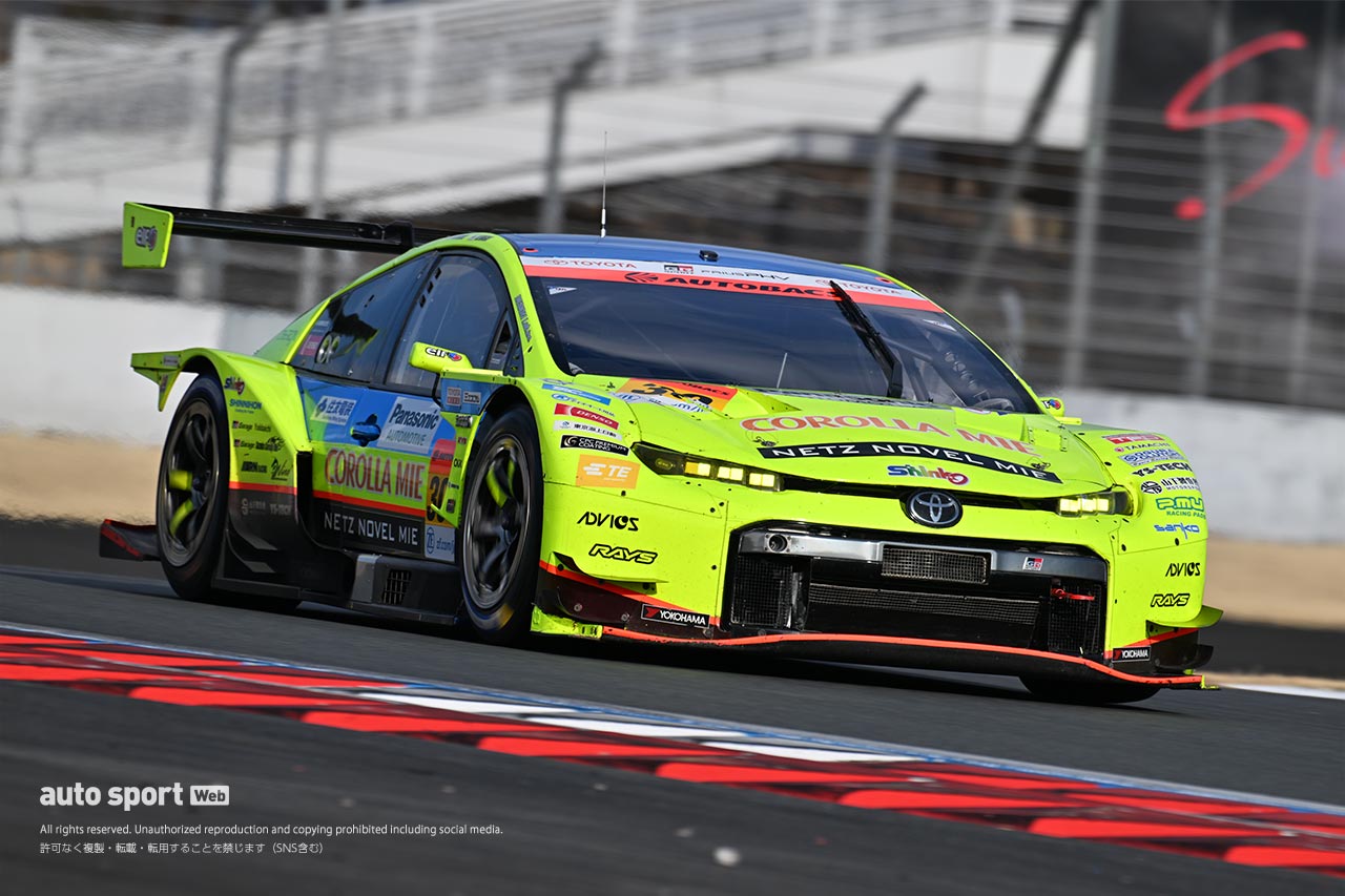 GT300合同テストに二度目の登場。ミシュランを履きaprが走らせた300号車プリウスGTの今回の目的は……？