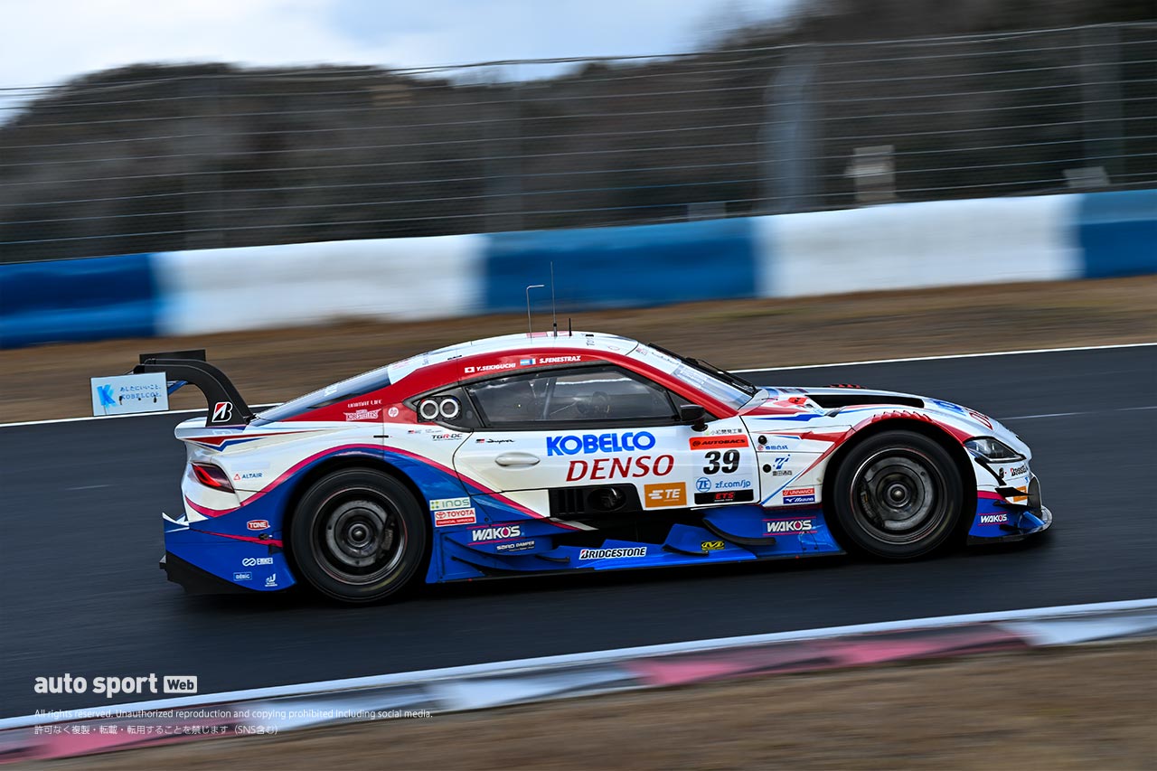 小雪舞う不安定な天候のなか岡山でスーパーGTのメーカーテストが行われる。初日は23号車Zが最速