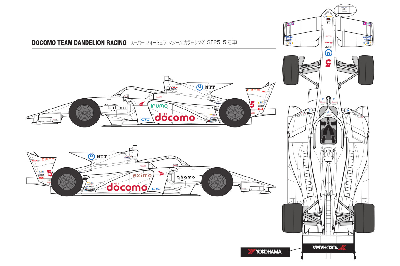 前年4勝“王者”DOCOMO TEAM DANDELION RACINGが2025年カラーリングを公開