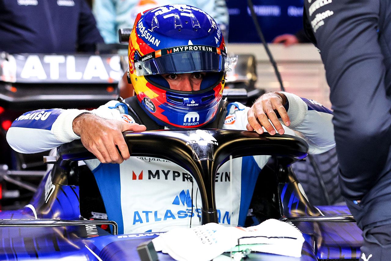 2025年型マシン『FW47』のシェイクダウンを担当したカルロス・サインツ（ウイリアムズ）