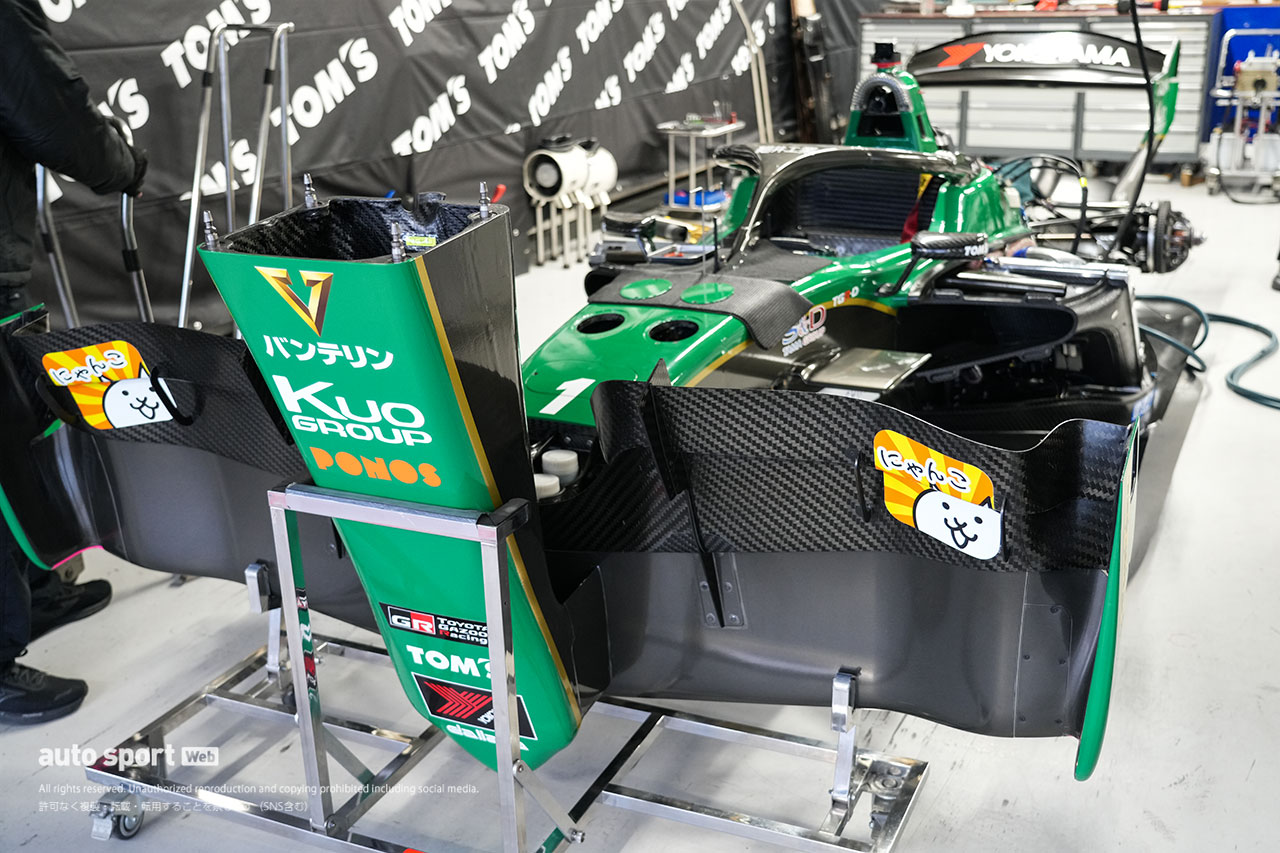 2025スーパーフォーミュラ鈴鹿公式テスト　搬入日の様子