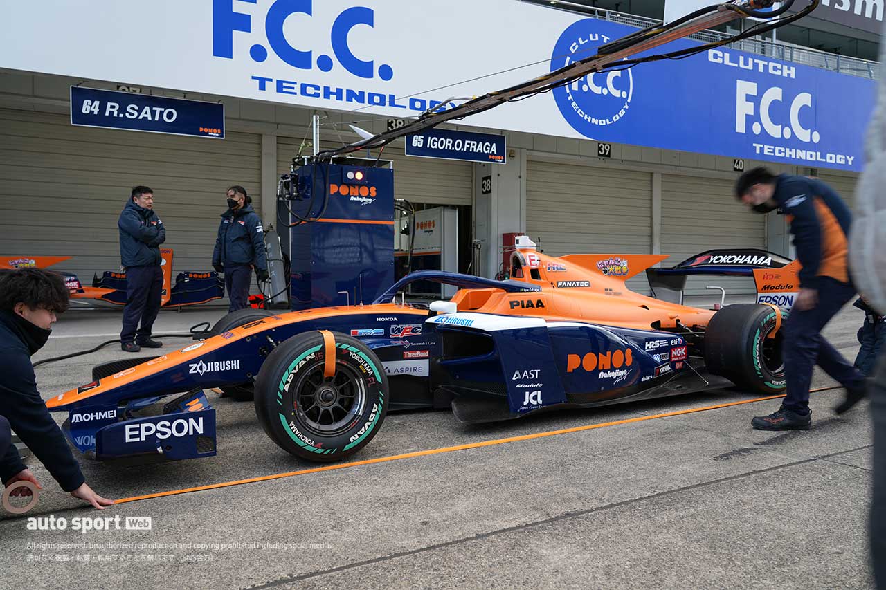 2025スーパーフォーミュラ鈴鹿公式テスト　搬入日の様子