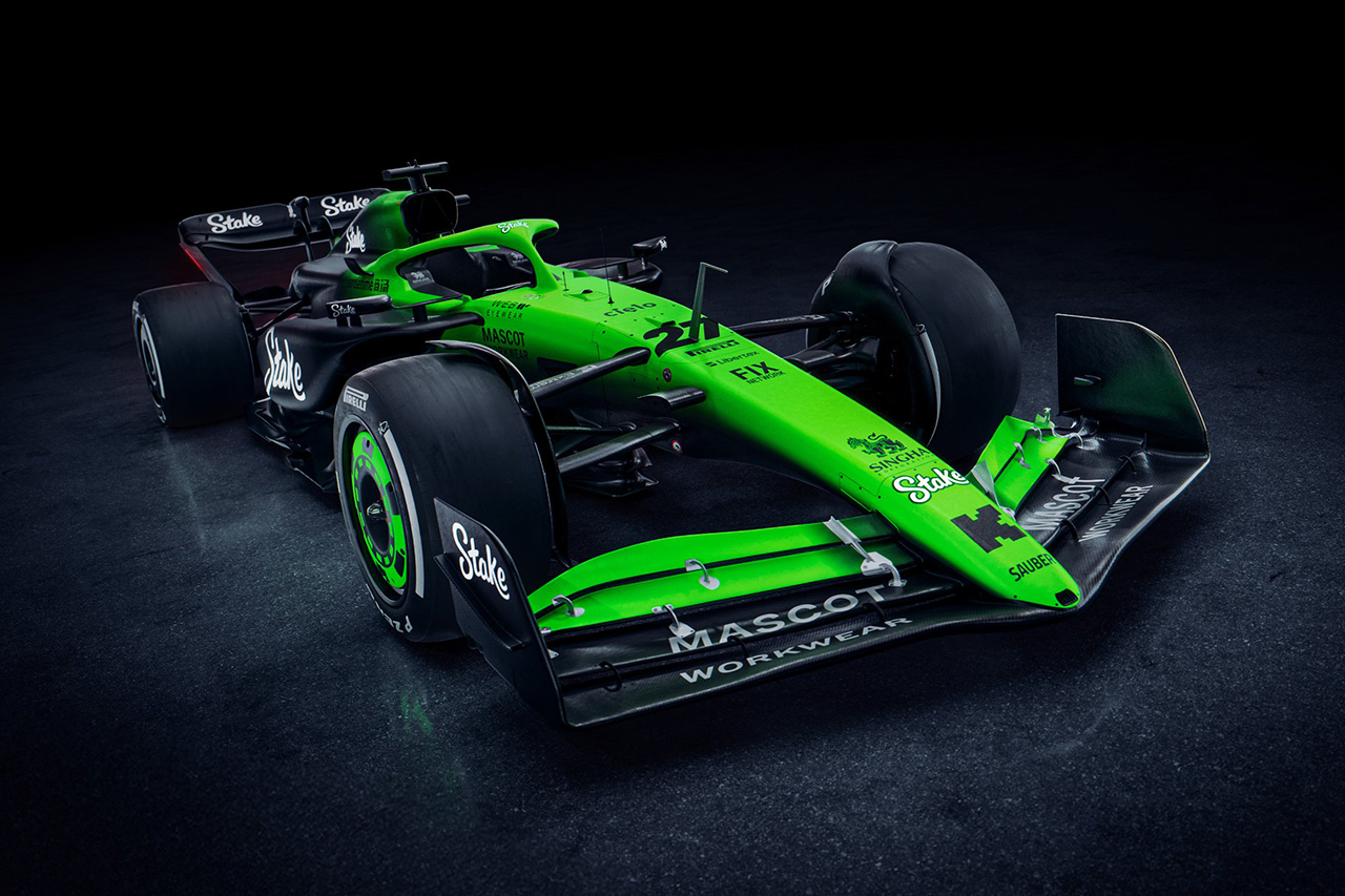 キック・ザウバーの2025年マシン『C45』のカラーリング