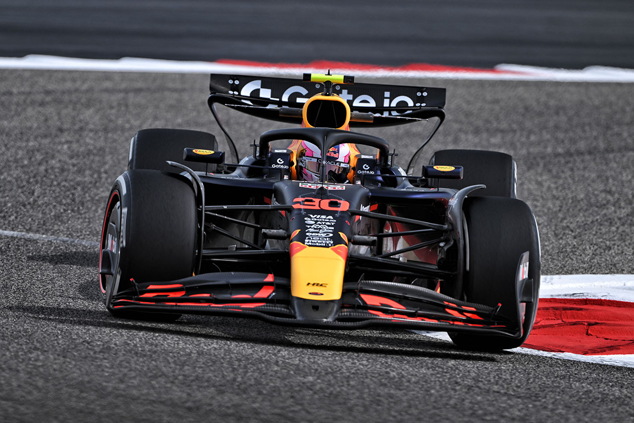 2025年F1プレシーズンテスト　リアム・ローソン（レッドブル）