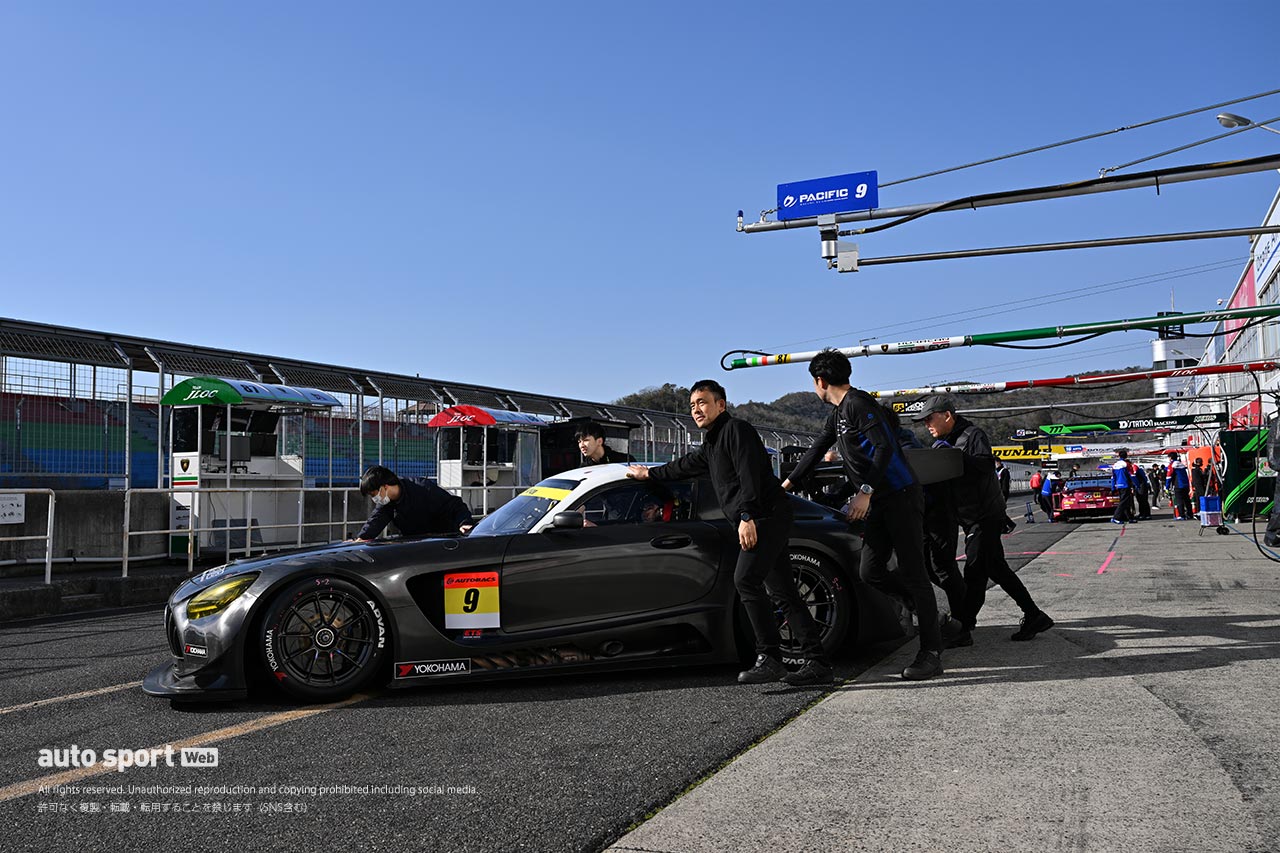 2025スーパーGT岡山公式テスト　3月14日 搬入日の様子