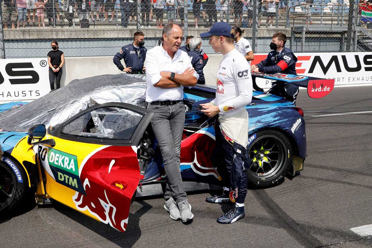 DTM参戦時代のリアム・ローソンとゲルハルト・ベルガー