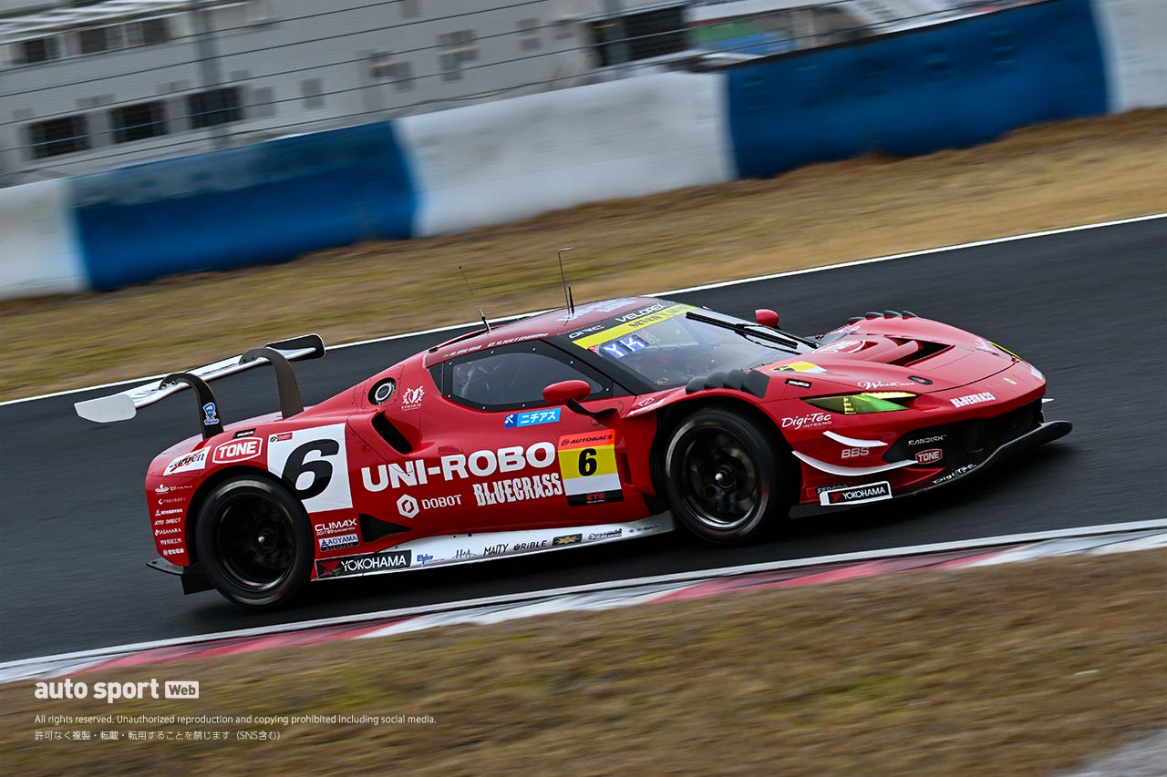 スーパーGT岡山公式テスト1日目午後は不安定なコンディションのなかKeePer CERUMO GR Supraがトップタイム