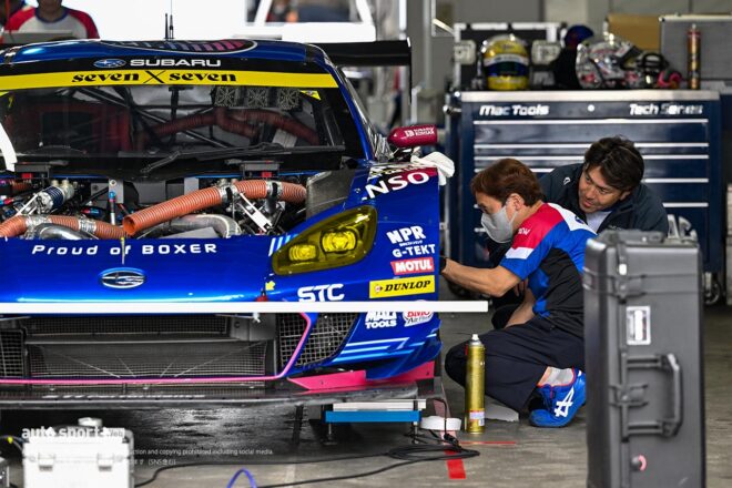 2025スーパーGT富士公式テスト　3月28日 搬入日の様子