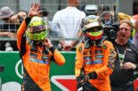 2025年F1第2戦中国GP　ワンツーフィニッシュを飾ったオスカー・ピアストリとランド・ノリス（マクラーレン）