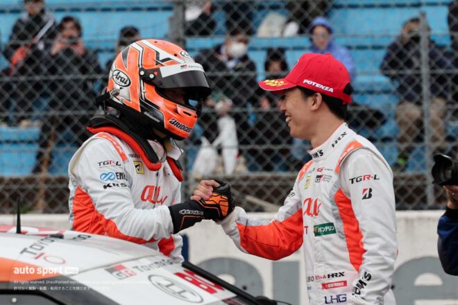 山下健太と坪井翔（au TOM’S GR Supra）