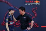 岩佐歩夢（レッドブル）＆ホンダ・レーシング（HRC）の渡辺康治社長