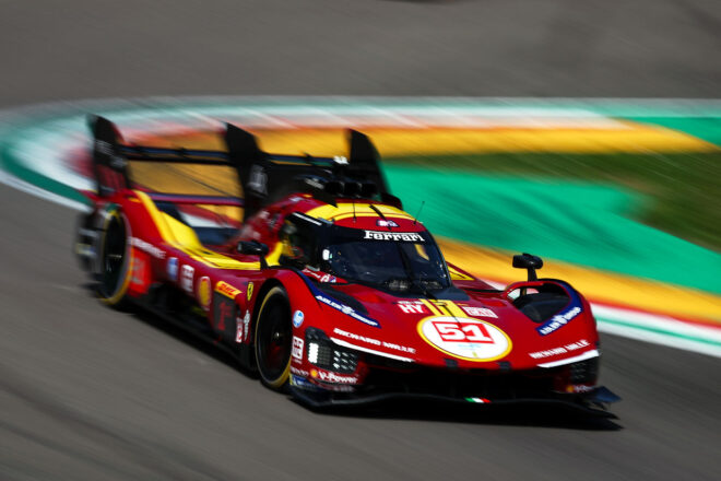 ロッシが母国でWEC初ポール。フェラーリは最前列独占も喜びきれない結果に【WEC第2戦イモラ予選レポート】