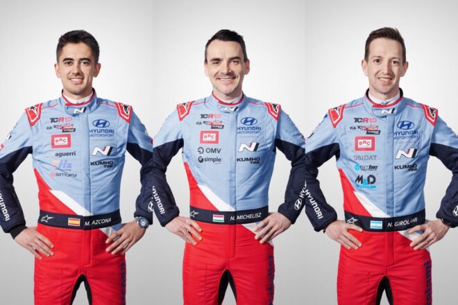 ヒョンデ陣営はミケリス、アズコナ、ジロラミの3台体制を維持してタイトル防衛へ／TCRワールドツアー