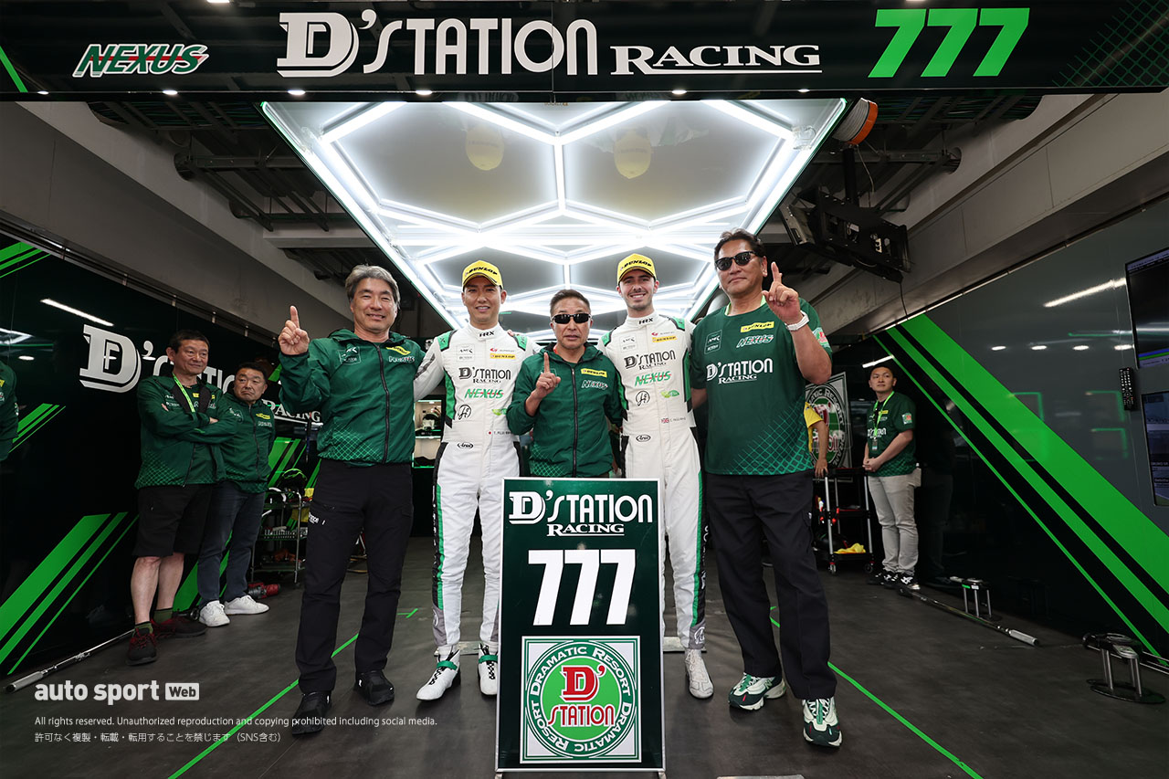 「想像以上のタイム」と藤井。相棒の走りを見て「絶対チャンスがある」と感じたファグ【スーパーGT第2戦GT300予選会見】