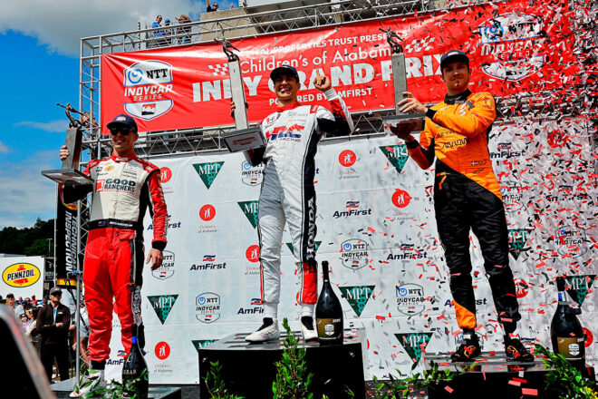 王者パロウの勢い止まらずポール・トゥ・ウインで完勝／インディカー第4戦アラバマ