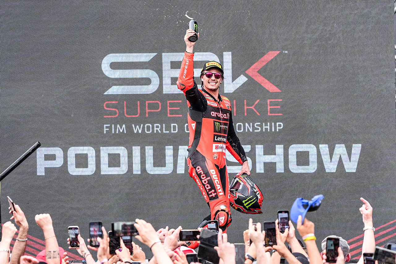 ブレガが3連勝のハットトリック！【順位結果】2025SBK第4戦イタリア 決勝レース2