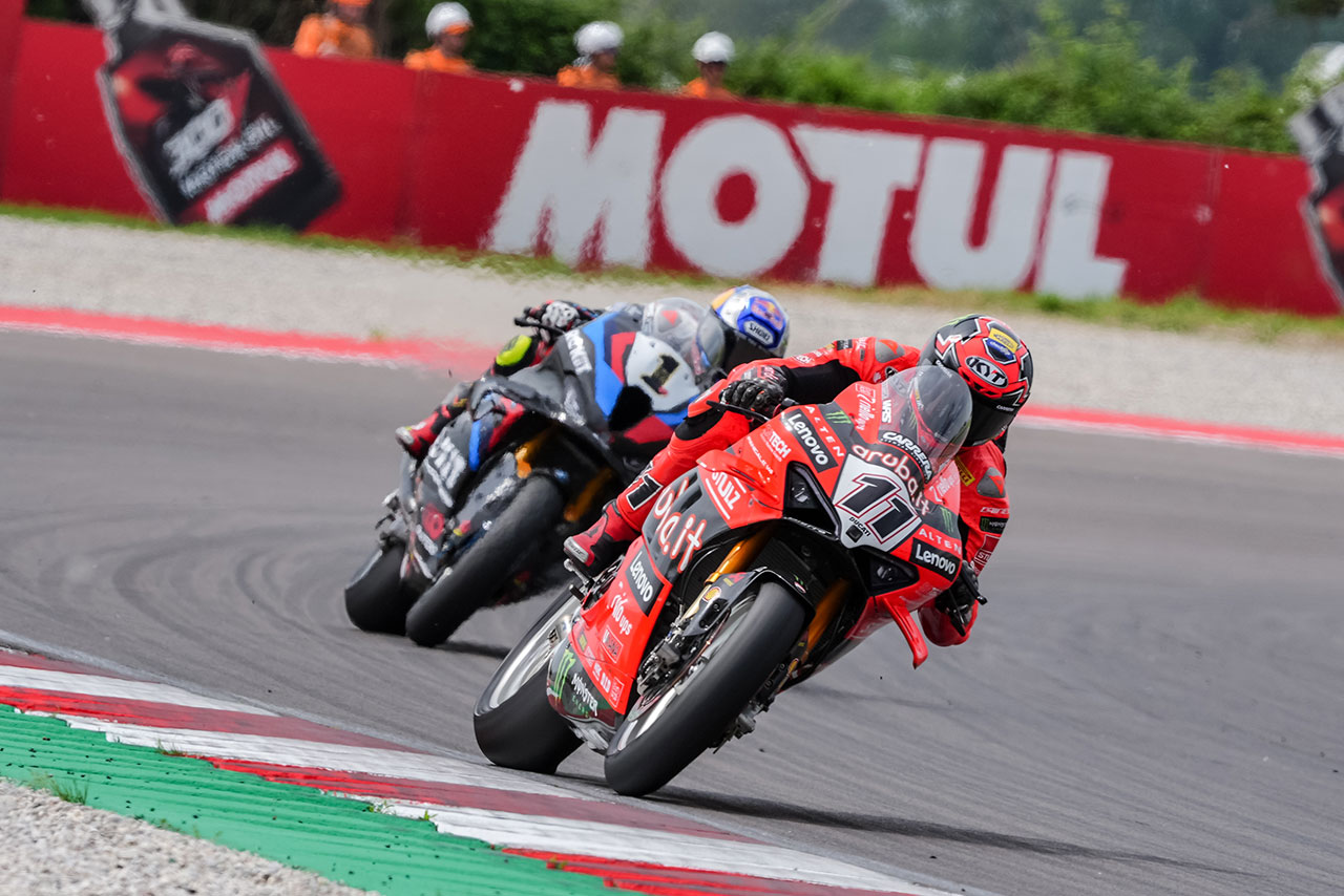 ブレガが3連勝のハットトリック！【順位結果】2025SBK第4戦イタリア 決勝レース2