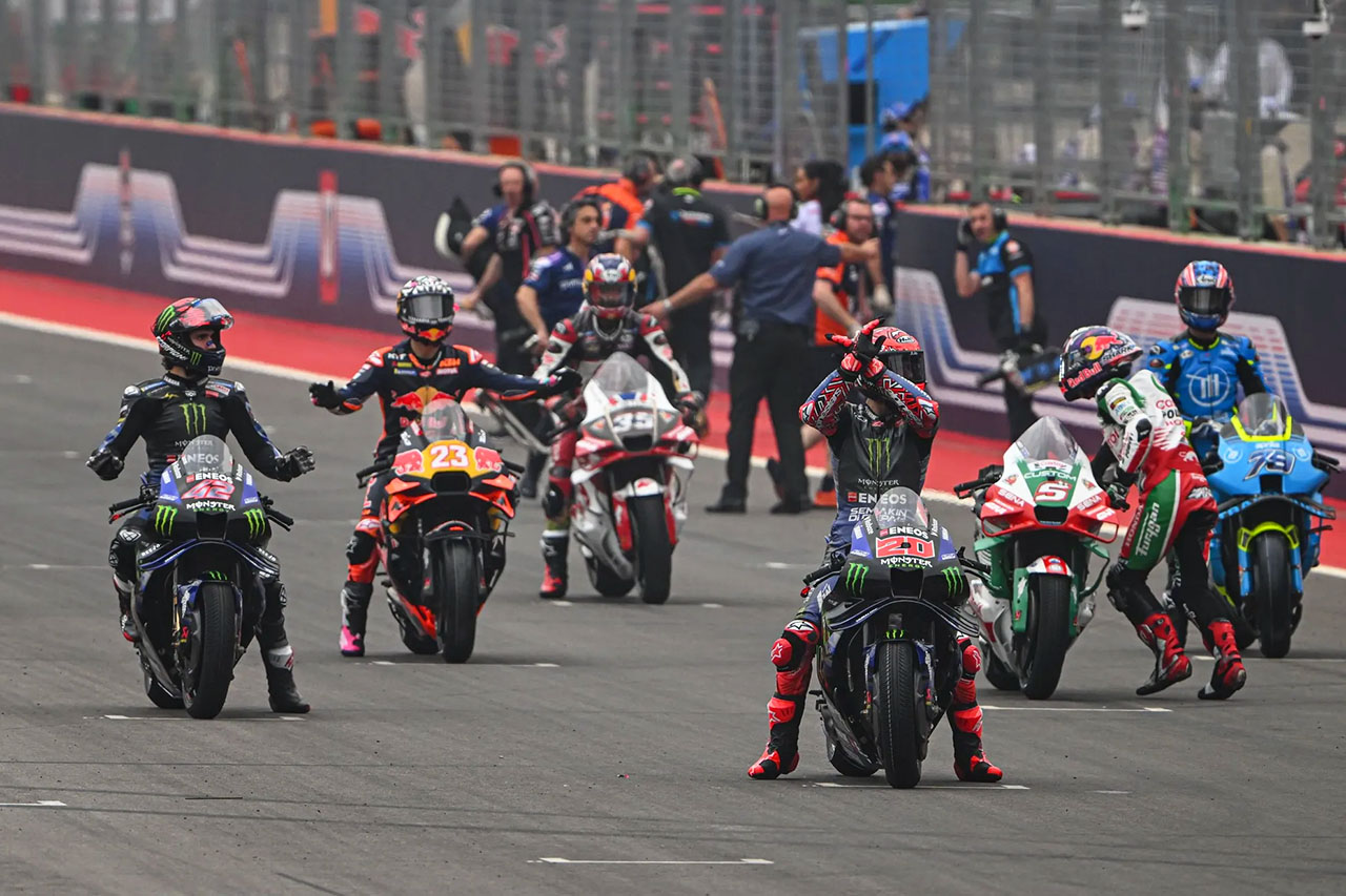 MotoGPレギュレーションがシーズン中に変更。スタート手順が見直され、復帰前テストが可能に