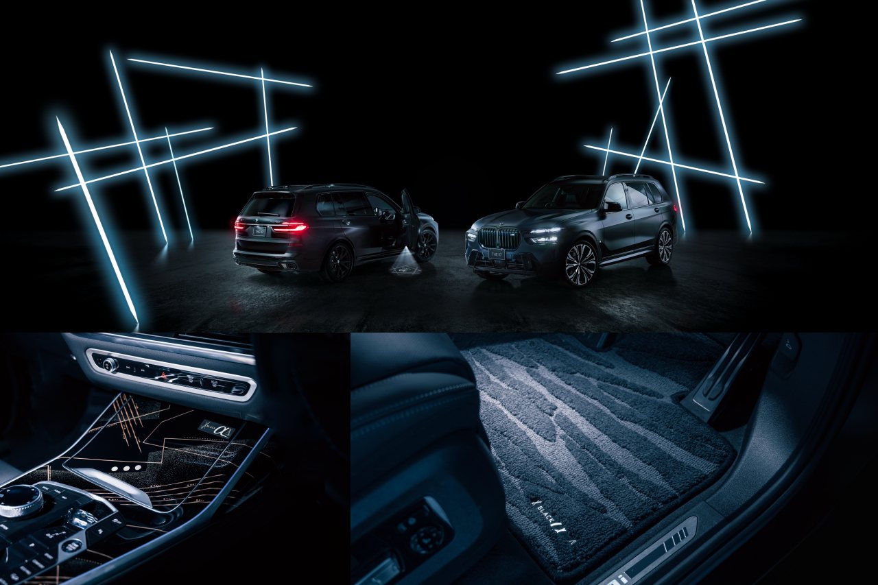 BMW、漆黒に仕立てた日本専用車『X7 BLACK-α』を限定発売。男子プロツアーの賞典にも供与