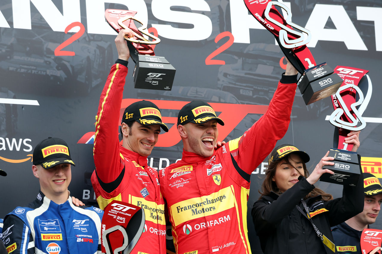 フェラーリ、スプリント開幕戦で逆転勝利。レース2は現王者が本領発揮／GTWCヨーロッパ