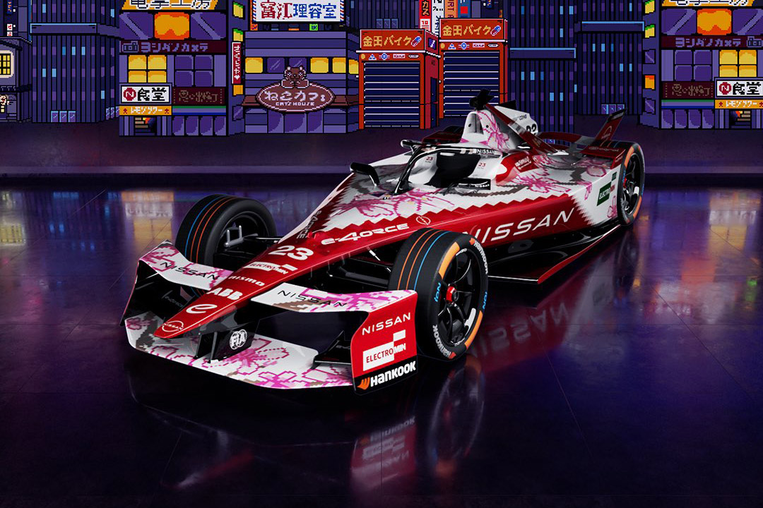 ニッサン・フォーミュラE、東京E-Prixへ向けた特別カラーリング