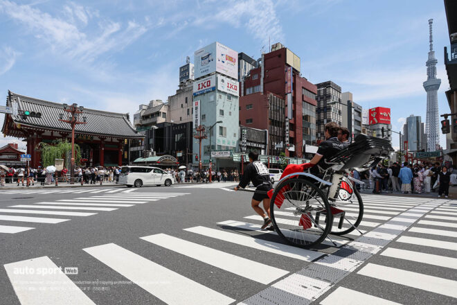 ニッサン・フォーミュラE、浅草寺で大吉チャージ。ヴォルペ代表とナトが優勝祈願、東京E-Prix準備完了