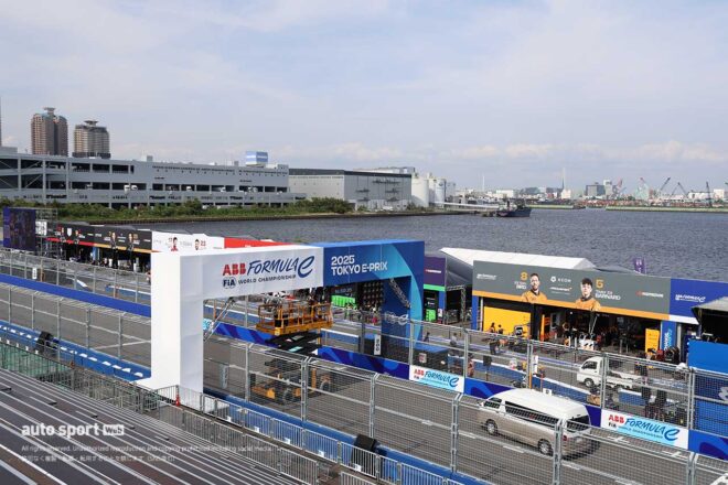 フォーミュラE 2025 Tokyo E-Prix 有明・東京ビッグサイトで搬入中のパドックに潜入／5月15日