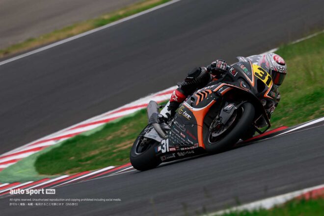 いい流れを作ったヤマハ中須賀。水野は大クラッシュでマシン炎上！／全日本ロード SUGO公開テスト